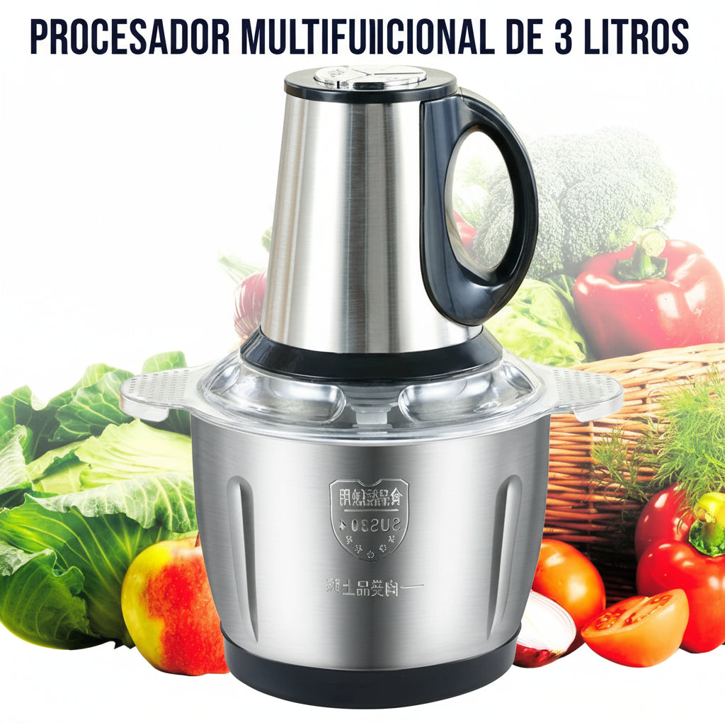 PICADORA MULTIFUNCIONAL DE 3 LITROS.