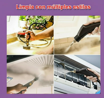 VAPORIZADOR MULTIFUNCIONAL 360 PRO ™ – Limpieza profunda y sin químicos | 💨 Ideal para casa, auto y oficina