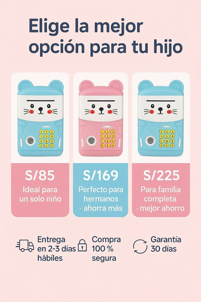 ALCANCIA PARA NIÑOS Y NIÑAS