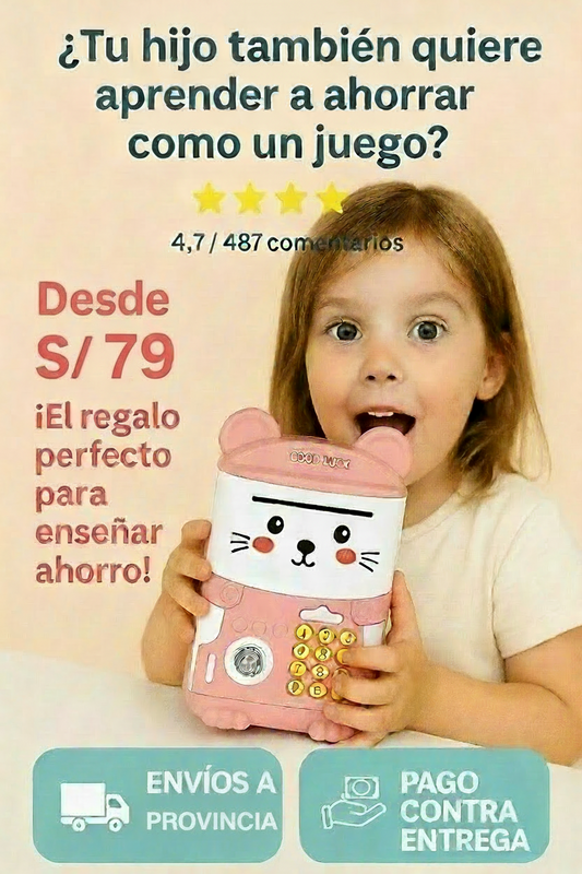ALCANCIA PARA NIÑOS Y NIÑAS